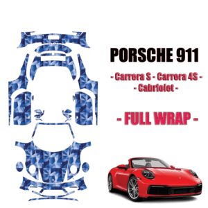 2020-2024 Porsche 911 Carrera Cabriolet Precut Paint Protection Kit – Full Vehicle Wrap