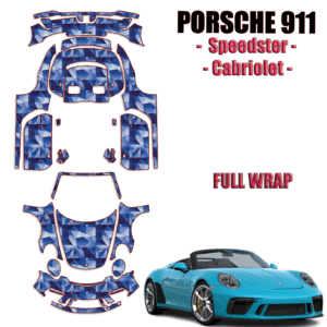 2019-2020 Porsche 911 Speedster Cabriolet Precut Paint Protection Kit – FULL WRAP VEHICLE