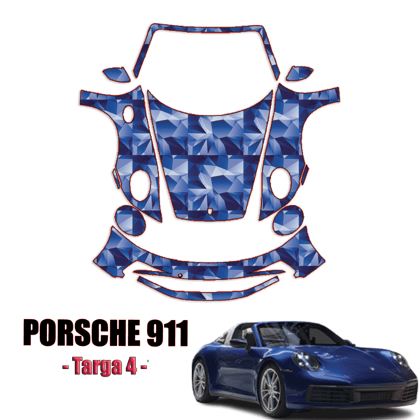 2021-2024 Porsche 911 Targa 4 Precut Paint Protection Kit – Full Front+