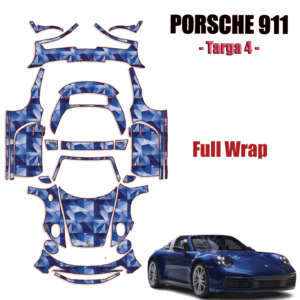2021-2024 Porsche 911 Targa 4 Precut Paint Protection Kit – Full Vehicle Wrap