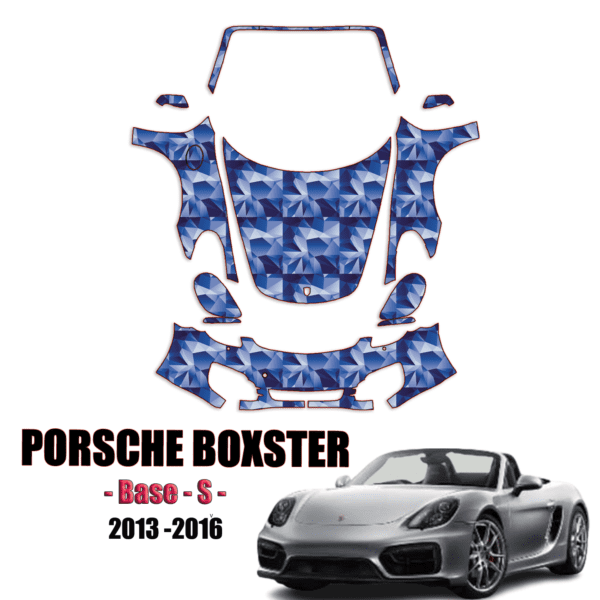 2013-2016 Porsche Boxster Precut Paint Protection Film – Full Front+