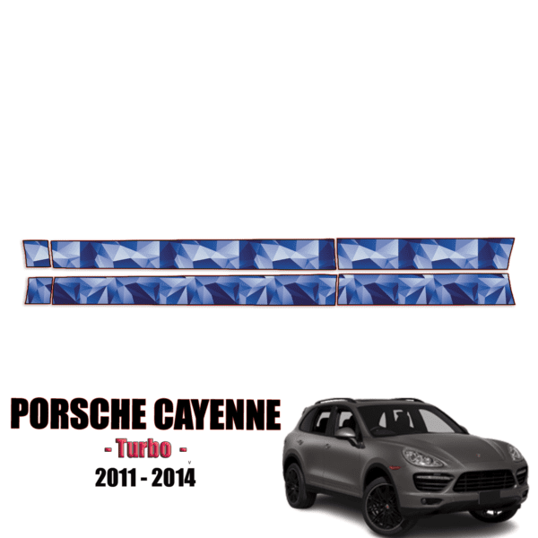 2011 – 2014 Porsche Cayenne – Turbo Precut Paint Protection Film – Rocker Panels