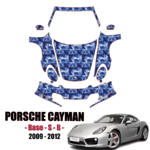 2009 – 2012 Porsche Cayman – Base, S, R Pre Cut Paint Protection Kit – Full Front + A Pillars + Rooftop