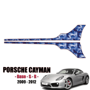 2009 – 2012 Porsche Cayman – Base, S, R Precut Paint Protection Film – Rocker Panels