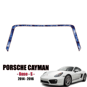 2014 – 2016 Porsche Cayman – Base, S Pre Cut Paint Protection Kit – A Pillars + Rooftop