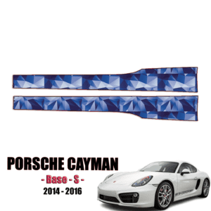 2014 – 2016 Porsche Cayman – Base, S  Precut Paint Protection Film – Rocker Panels