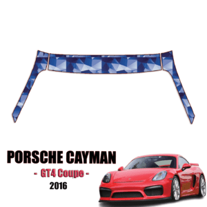 2016 Porsche Cayman – GT4 Coupe Pre Cut Paint Protection Kit – A Pillars + Rooftop