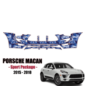 2015-2018 Porsche Macan – Sport Package Precut Paint Protection Kit – Front Bumper