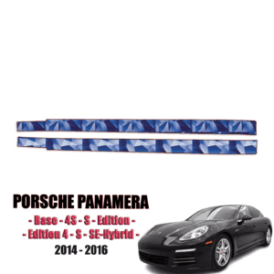 2014-2016 Porsche Panamera – Base, 4S, Edition, Edition 4, S, SE-Hybrid Precut Paint Protection Kit – Rocker Panels