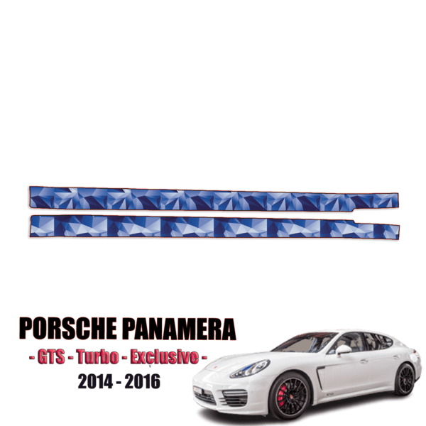 2014-2016 Porsche Panamera – GTS, Turbo, Exclusive Precut Paint Protection Kit – Rocker Panels