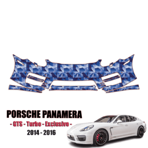 2014-2016 Porsche Panamera – GTS, Turbo, Exclusive Precut Paint Protection Kit – Front Bumper