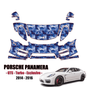 2014-2016  Porsche Panamera – GTS, Turbo, Exclusive Precut Paint Protection Kit – Partial Front