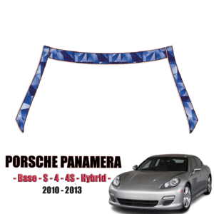2010-2013 Porsche Panamera – Base, S, 4, 4S, Hybrid Pre Cut Paint Protection Kit – A Pillars + Rooftop