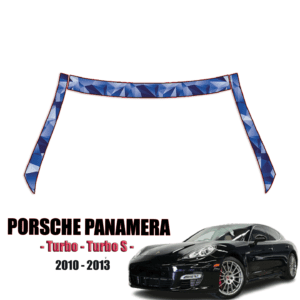 2010-2013 Porsche Panamera Turbo, Turbo S Pre Cut Paint Protection Kit – A Pillars + Rooftop