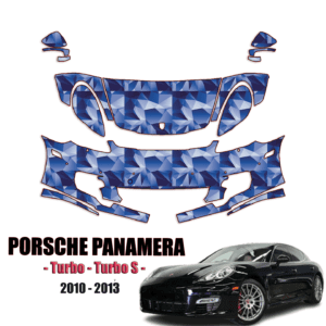 2010-2013  Porsche Panamera Turbo, Turbo S Precut Paint Protection Kit – Partial Front