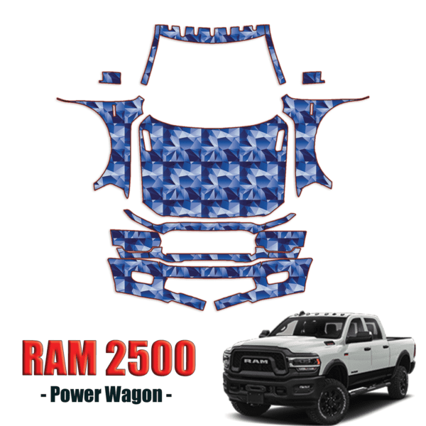 2019-2024 Ram 2500 Power Wagon Precut Paint Protection Kit – Full Front+