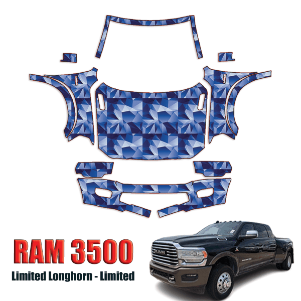 2021-2024 Ram 3500 Precut Paint Protection PPF Kit – Full Front+