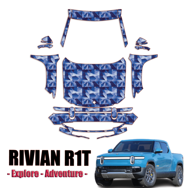 2022-2023 Rivian R1T Paint Protection PreCut PPF Kit – Full Front