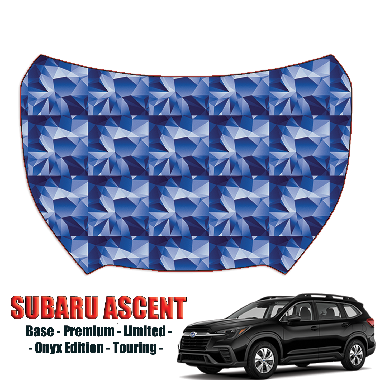 2023-2024 Subaru Ascent – Premium, Limited, Onyx Edition, Touring Precut Paint Protection Kit – Full Hood