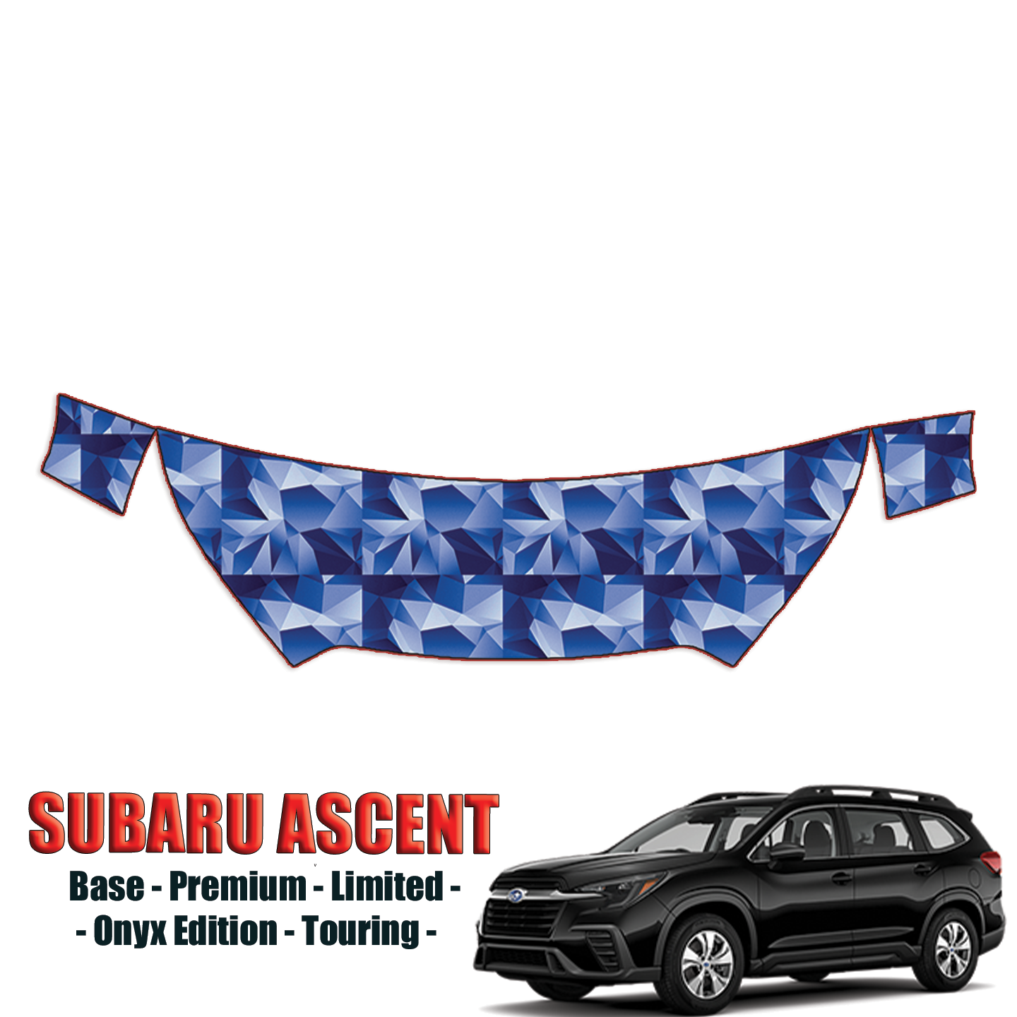 2023-2024 Subaru Ascent – Premium, Limited, Onyx Edition, Touring Precut Paint Protection – Partial Hood + Fenders
