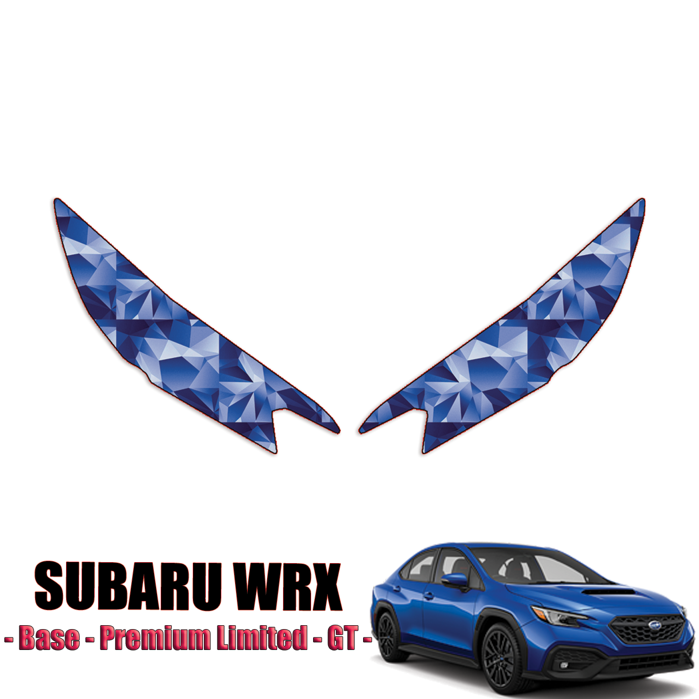 2022-2023 Subaru WRX Base, Premium Limited, GT Pre Cut Paint Protection Kit – Headlights
