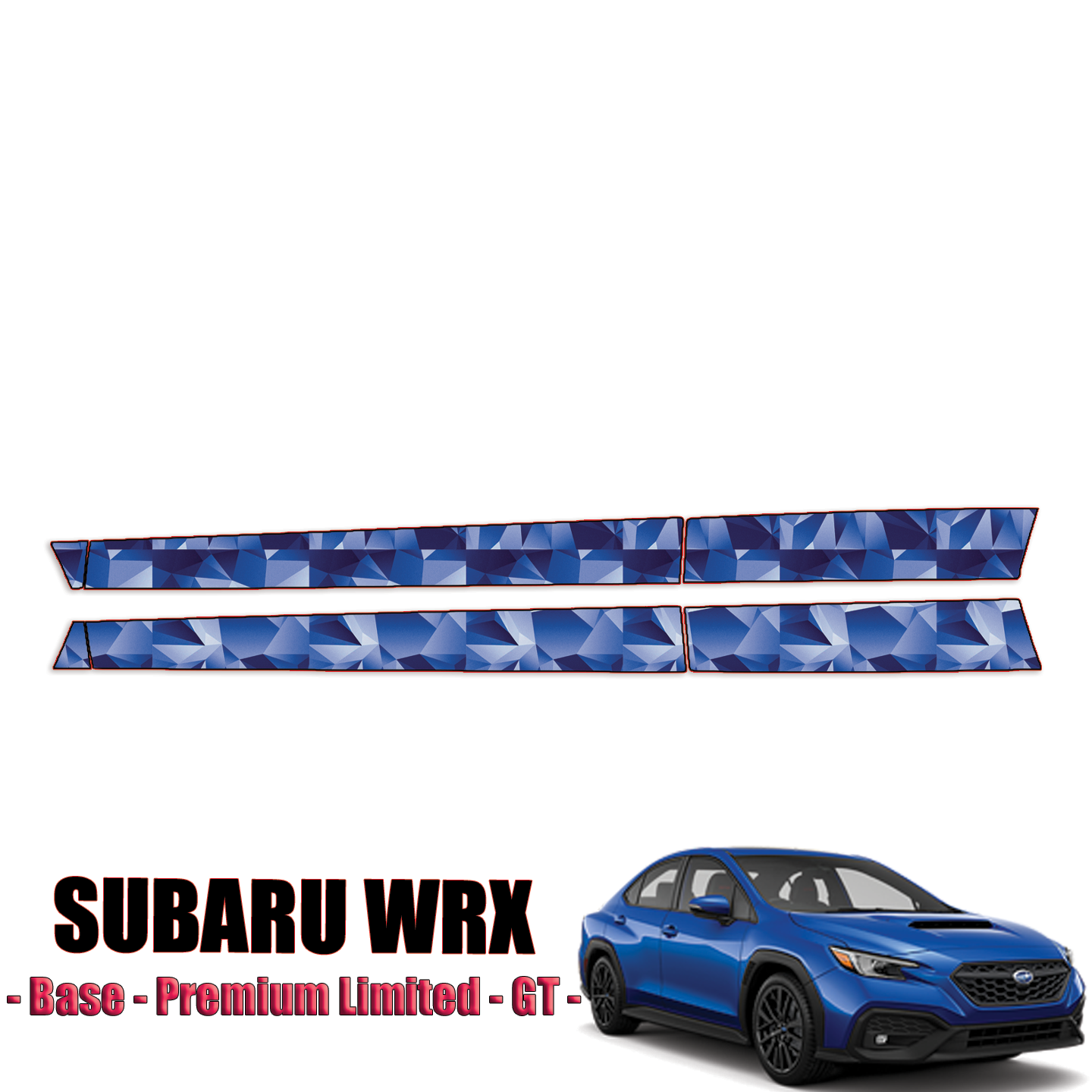 2022-2024 Subaru WRX Precut Paint Protection Kit – Rocker Panels