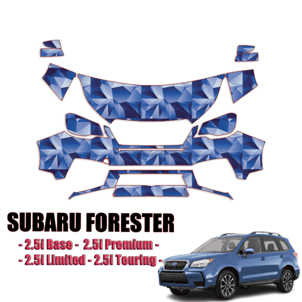 2017-2018 Subaru Forester Precut Paint Protection Kit – Partial Front
