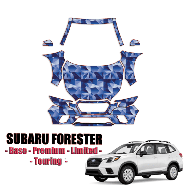 2022-2023 Subaru Forester – Base Pre-Cut Paint Protection Kit-Full Front + A Pillars + Rooftop