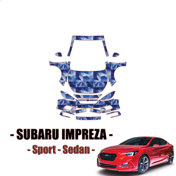 2020-2023 Subaru Impreza Sport Sedan Pre-Cut Paint Protection Kit – Full Front + A Pillars