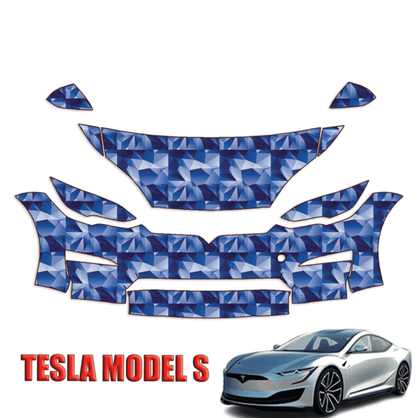 2023 2024 Tesla Model S Precut Paint Protection PPF Kit Partial Front   TESLA MODEL S Partial Front 600x600 