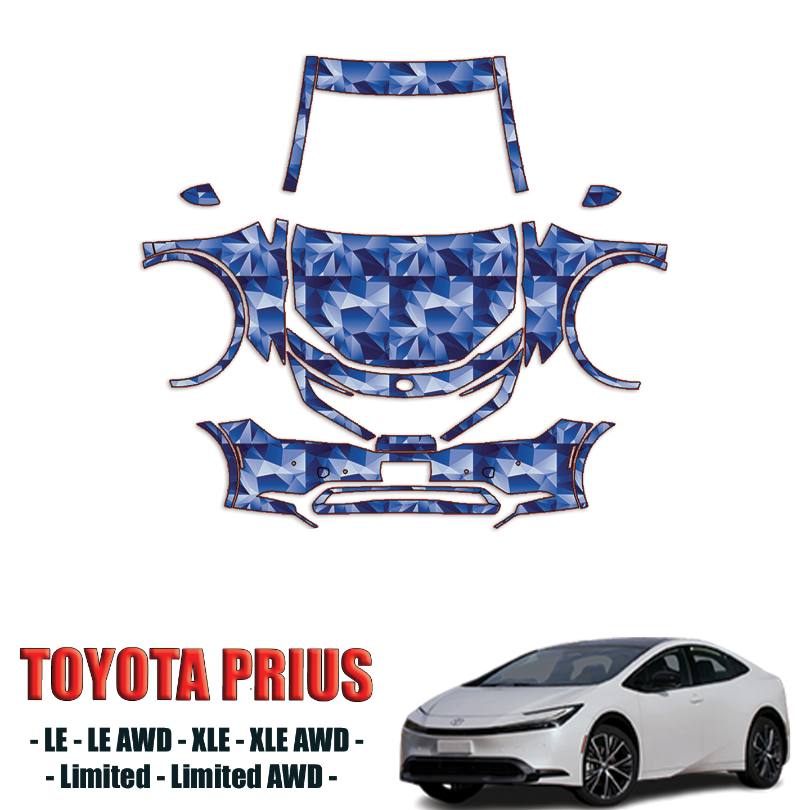 2023-2024 Toyota Prius Precut Paint Protection Kit – Full Front+