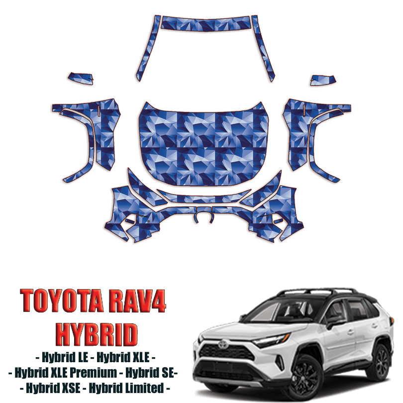 2021-2024 Toyota Rav4 Hybrid Precut Paint Protection Kit – Full Front