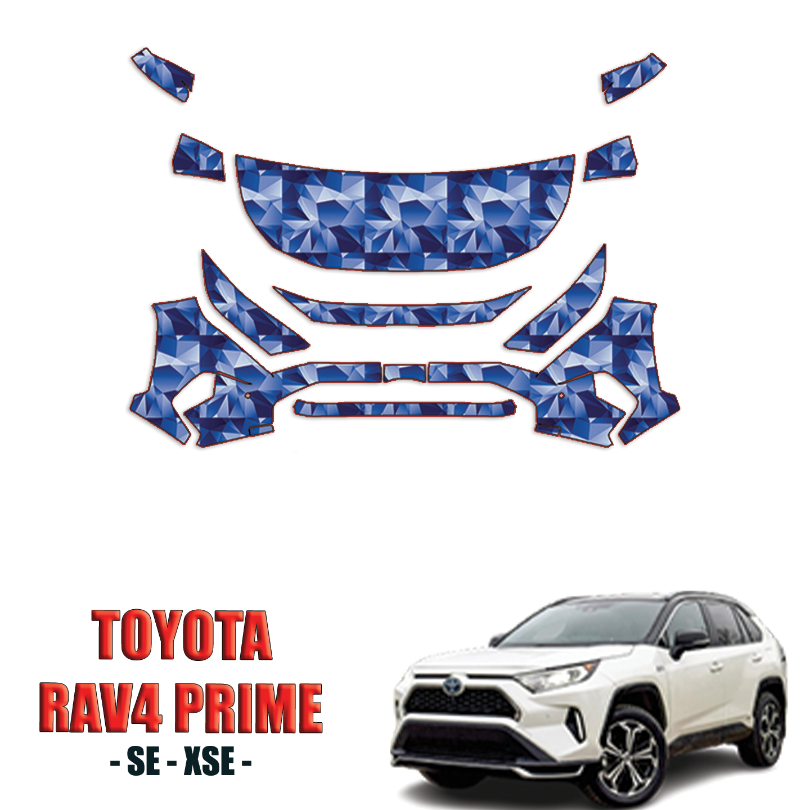 2021-2024 Toyota Rav4 Prime Precut Paint Protection PPF Kit – Partial Front