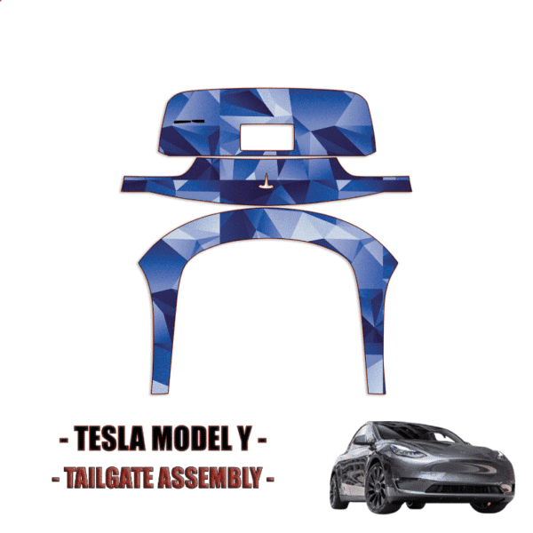 2020-2023 Tesla Model Y – Paint Protection Kit PPF – Tailgate (Assembly)