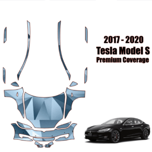 2017 – 2021 Tesla Model S Precut Paint Protection PPF Kit – Full Front
