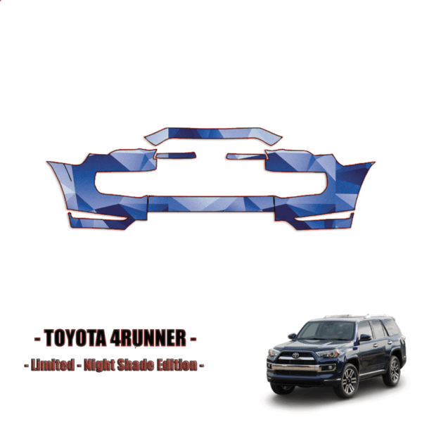 2014-2023 Toyota 4Runner limited, Night Shade Edition  Precut Paint Protection Kit (PPF) Front Bumper
