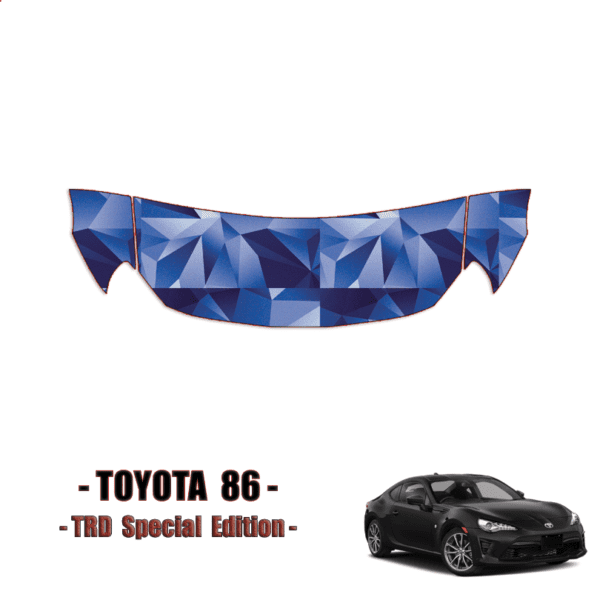 2019-2021 Toyota 86 TRD  – Precut Paint Protection Kit (PPF) – Partial hood