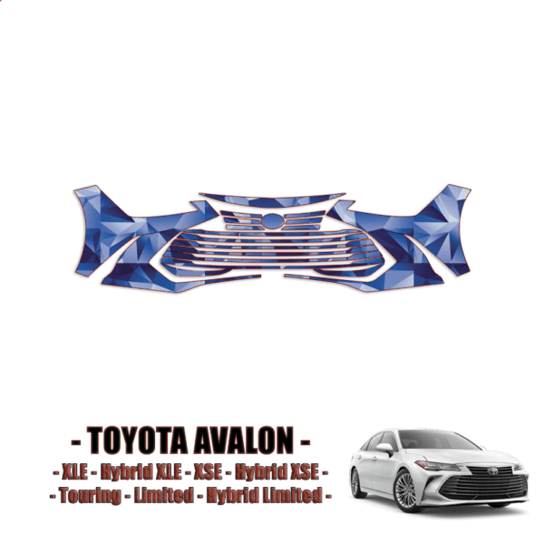 2019-2023 Toyota Avalon Precut Paint Protection Kit (PPF) Front Bumper