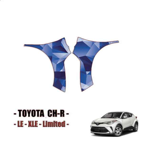 2020-2023 Toyota C-HR LE, XLE, Limited – Precut Paint Protection Kit – Full Front Fenders