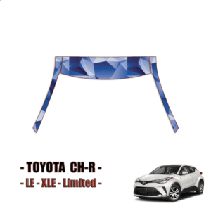 2020-2022 Toyota C-HR – LE, XLE, Limited Paint Protection Kit – A-Pillars + Rooftop