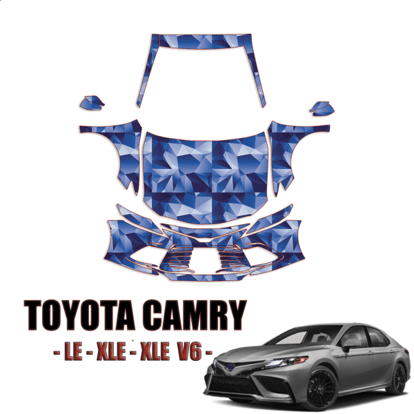 2021-2024 Toyota Camry LE, XLE, XLE V6 Precut Paint Protection Kit – Full Front