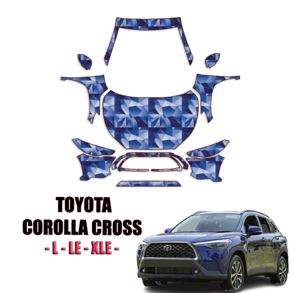 2022-2024 Toyota Corolla Cross Pre Cut Paint Protection PPF Kit – Full Front