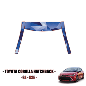 2019-2022 Toyota Corolla Hatchback Paint Protection Kit – A-Pillars + Rooftop