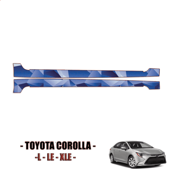 2020-2023 Toyota Corolla – L, LE, XLE Precut (PPK)- Rocker Panels