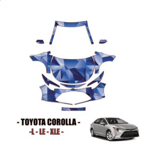 2020 – 2023 Toyota Corolla – L, LE XLE PPF Kit PreCut Paint Protection Kit – Full Front