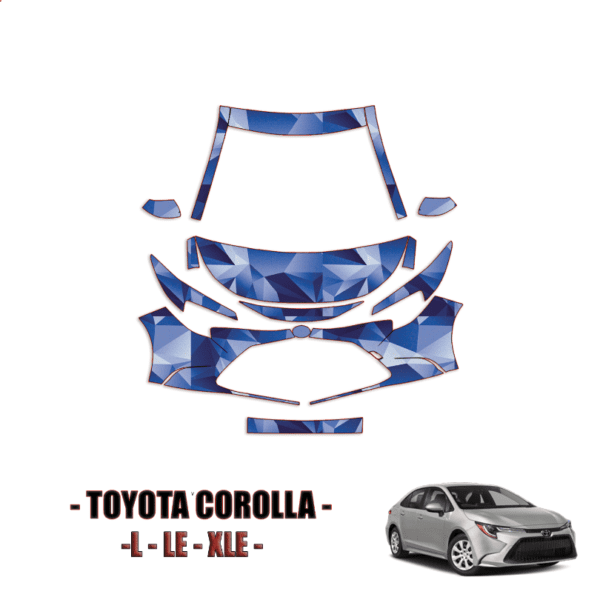 2020-2023 Toyota Corolla – L, LE, XLE Pre Cut Paint Protection Kit – Partial Front