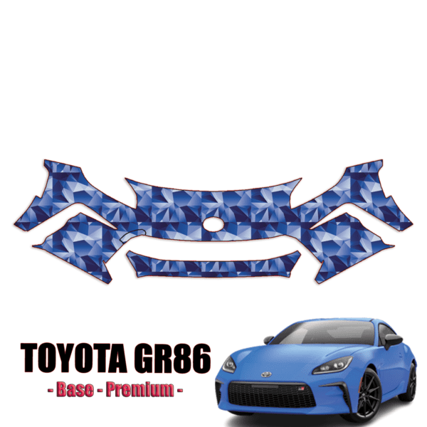2022-2023 Toyota GR86 – Base, Premium Precut Paint Protection Kit – Front Bumper