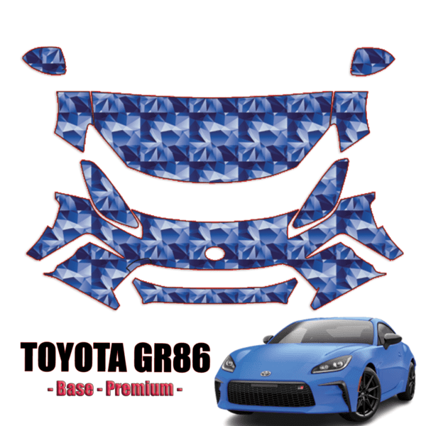 2022-2024 Toyota GR86 Precut Paint Protection Kit – Partial Front