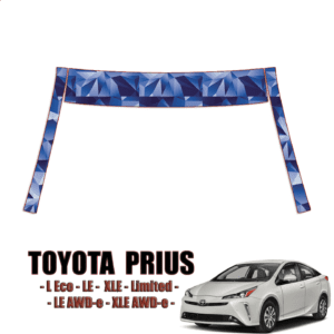 2019-2022 Toyota Prius – Paint Protection Kit A Pillars+Rooftop