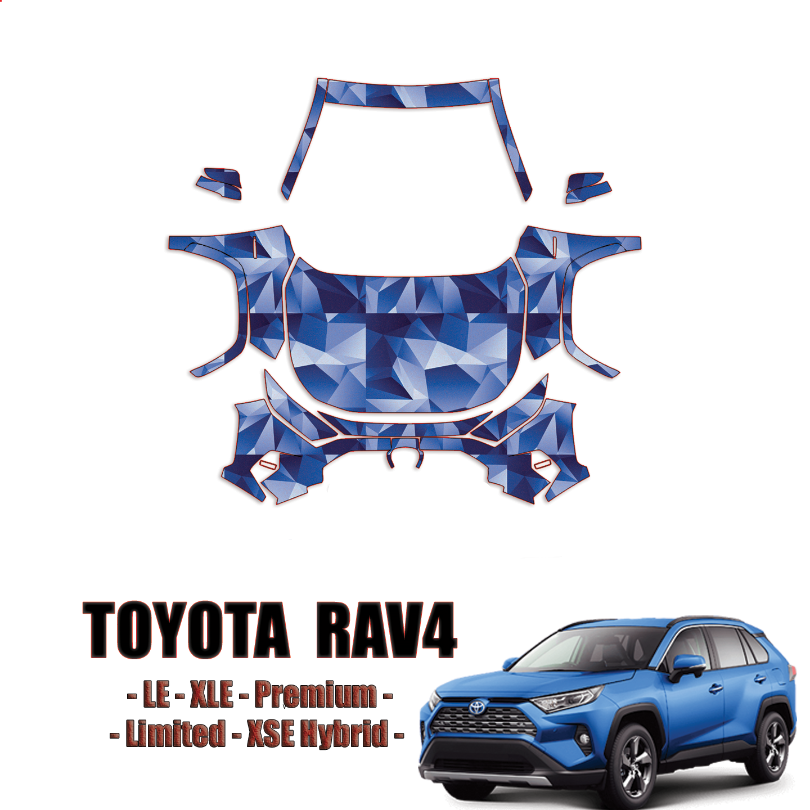 2019-2024 Toyota Rav4 Precut Paint Protection Kit – Full Front